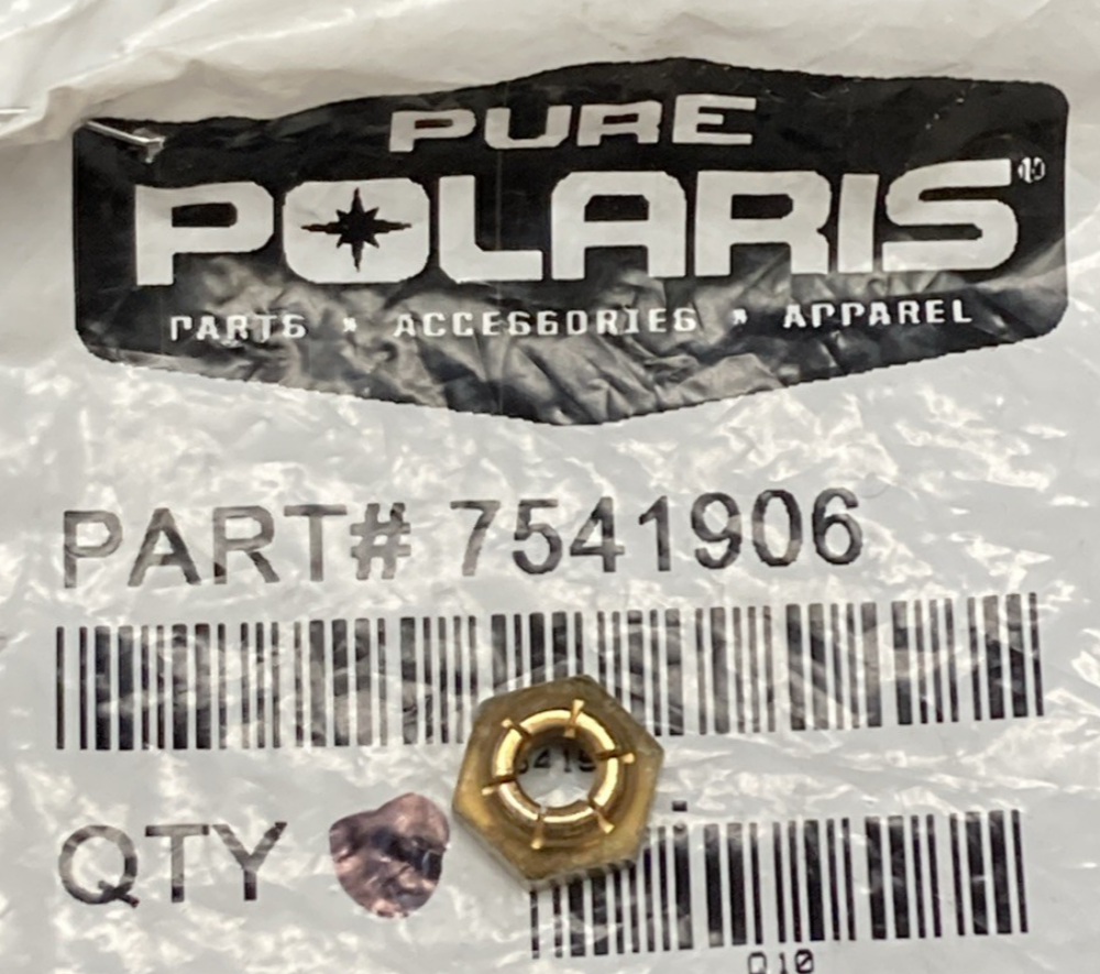 QTY 2 NEW GENUINE POLARIS 7541906 NUT FLEX LOC
