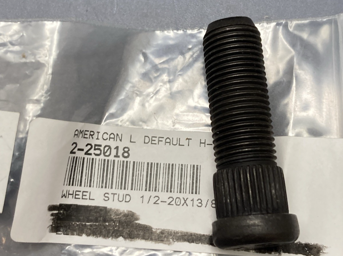 NEW REPLACES AMERICAN LANDMASTER 2-25018 WHEEL STUD 1/2-20X 13/8
