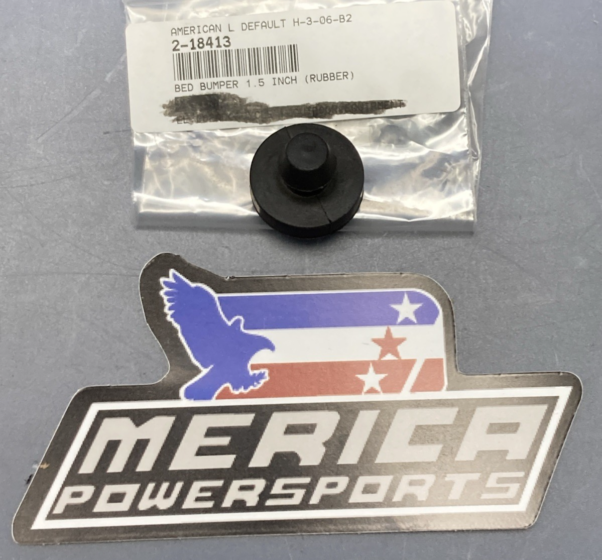 NEW REPLACES AMERICAN LANDMASTER 2-18413 Bed Bumper 1.5 Inch (RUBBER)
