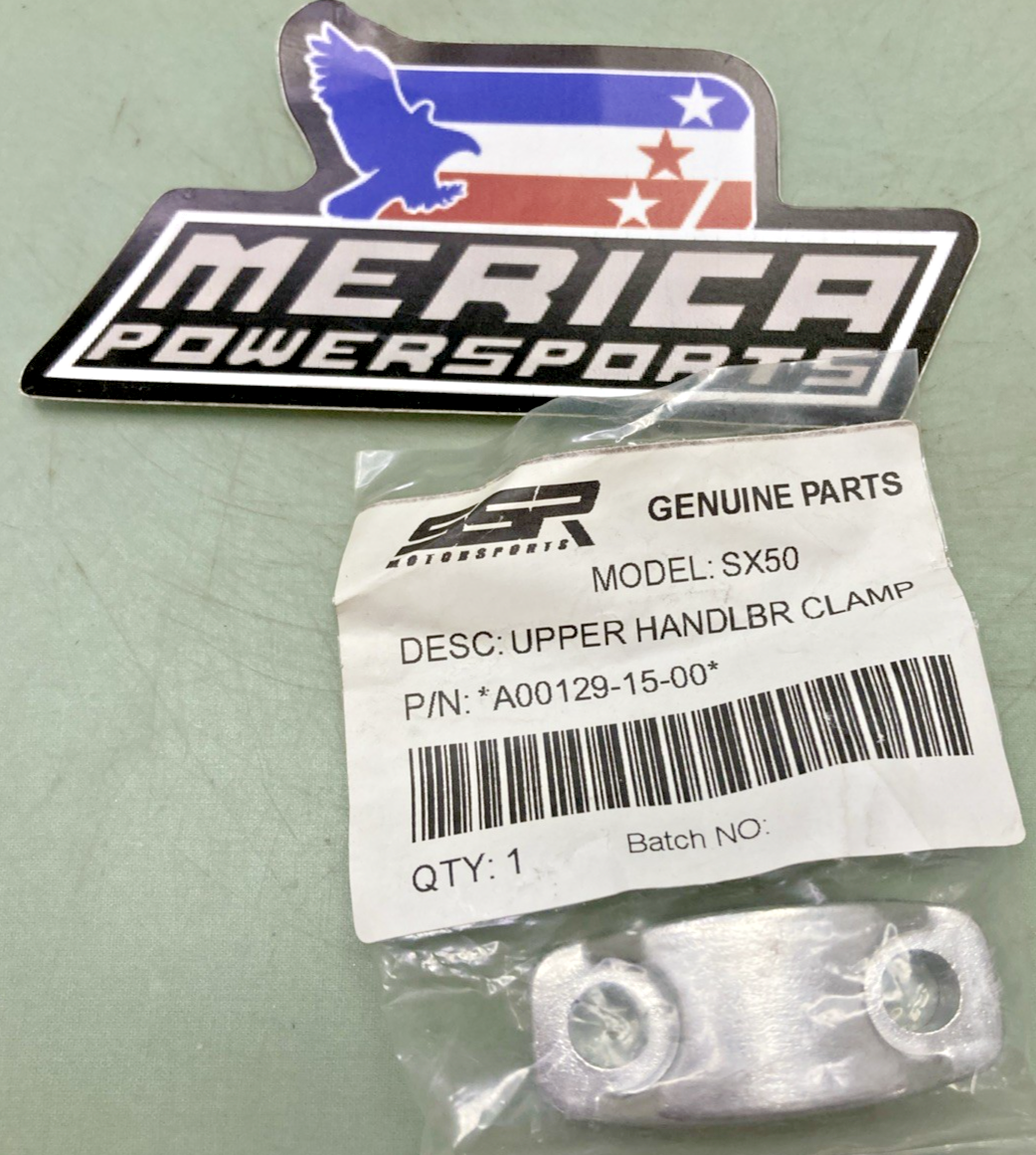 NEW GENUINE SSR A00129-15-00 UPPER HANDLEBAR CLAMP