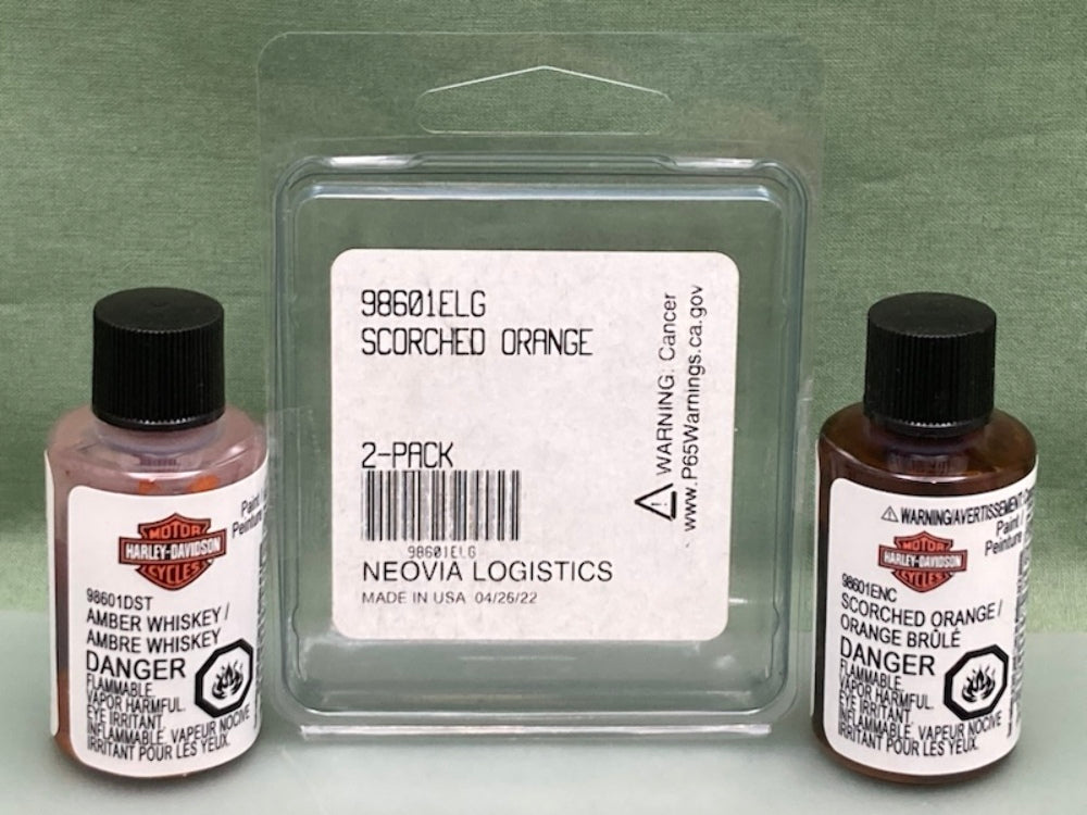 Harley Davidson 98601ELG KIT TU PAINT BOTTLE SCORCHED ORANGE .5 fl oz New