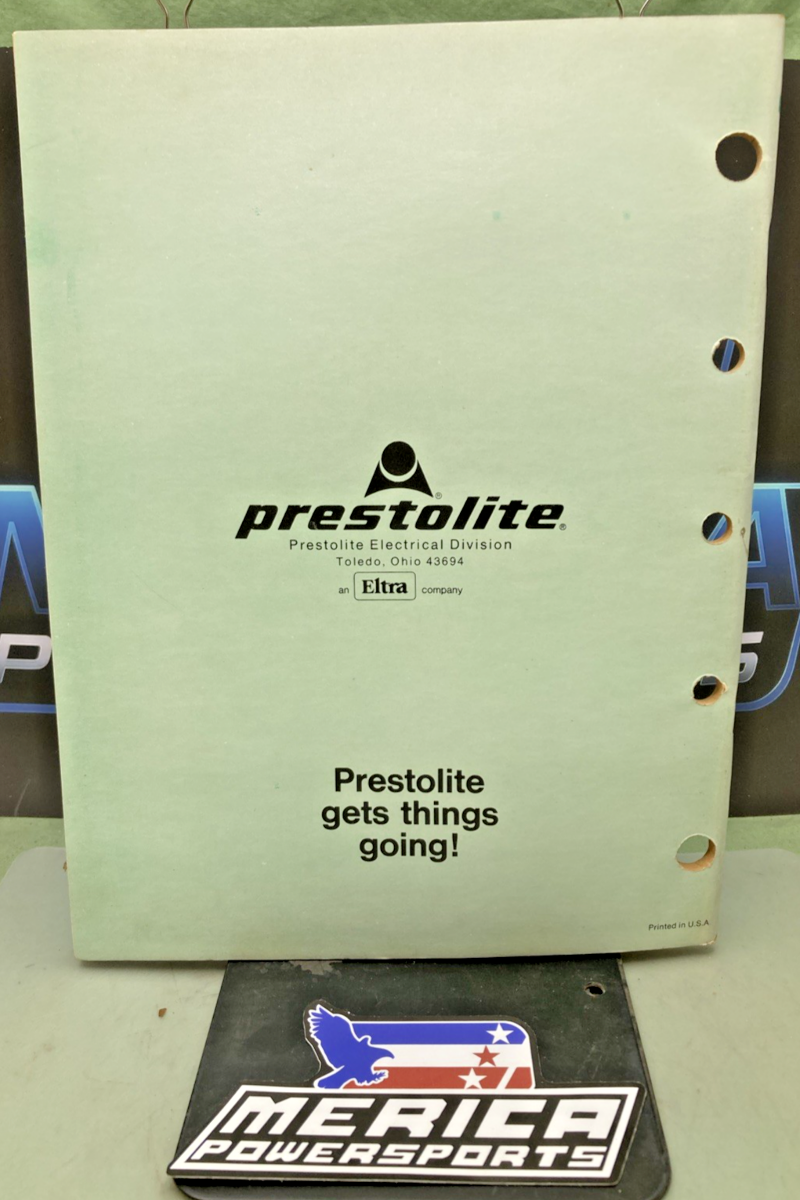 GENUINE PRESTOLITE CATALOG PP-500A SMALL ENGINE TUNE UP PARTS 1978
