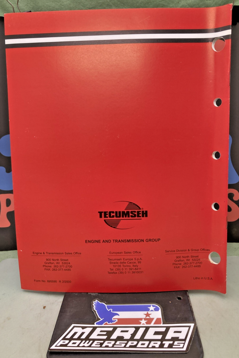 NEW GENUINE TECUMSEH 695590 4-CYCLE ENGINE FAILURE ANALYSIS