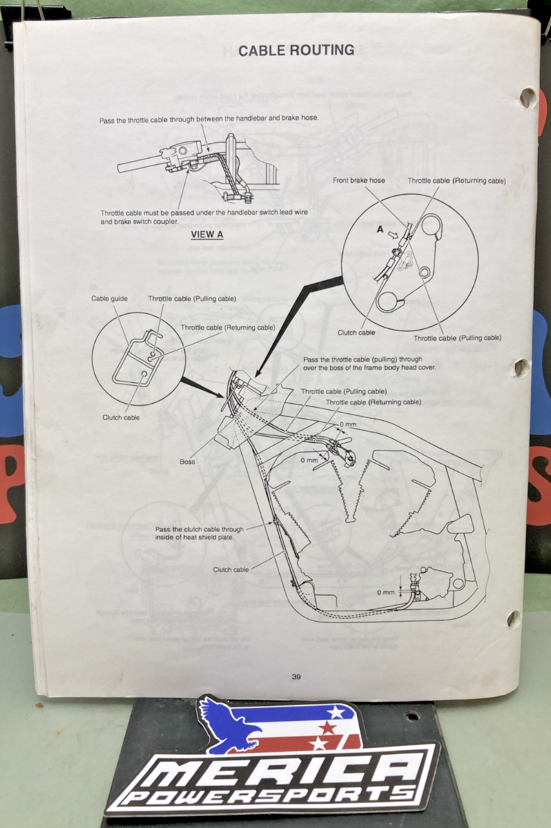 GENUINE SUZUKI 99505-01096-03E VZR1800K6 ASSEMBLY AND PRE-DELIVERY SERVICE GUIDE