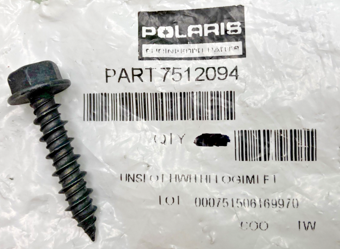 QTY 3 NEW GENUINE POLARIS 7512094 SCREW