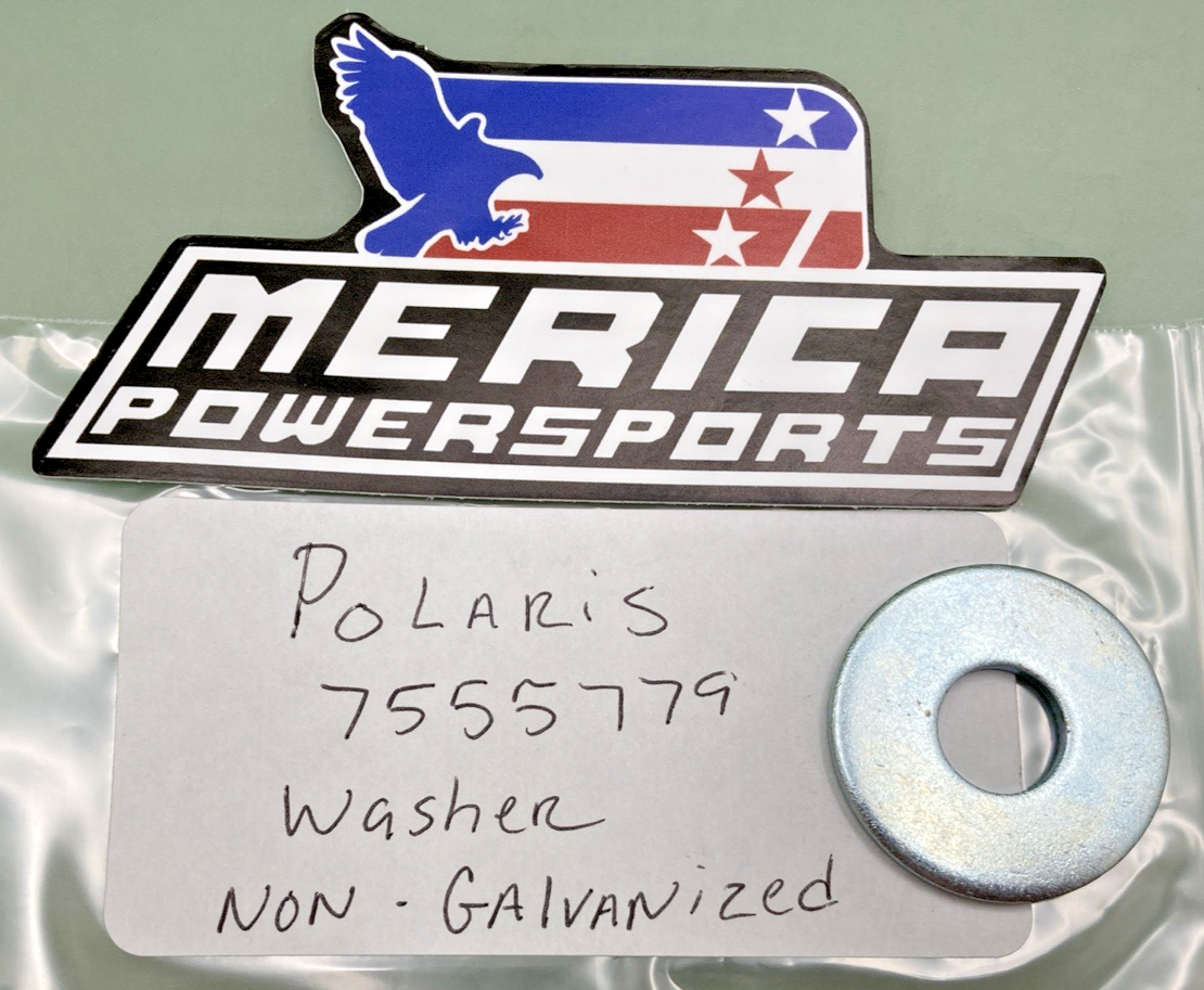 QTY 2 NEW REPLACES POLARIS 7555779 WASHE, NON-GALVANIZED