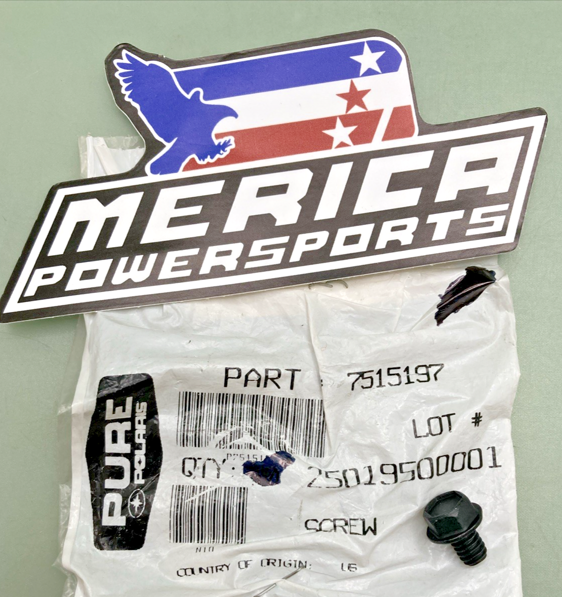 QTY 4 NEW GENUINE POLARIS 7515197 SCREW