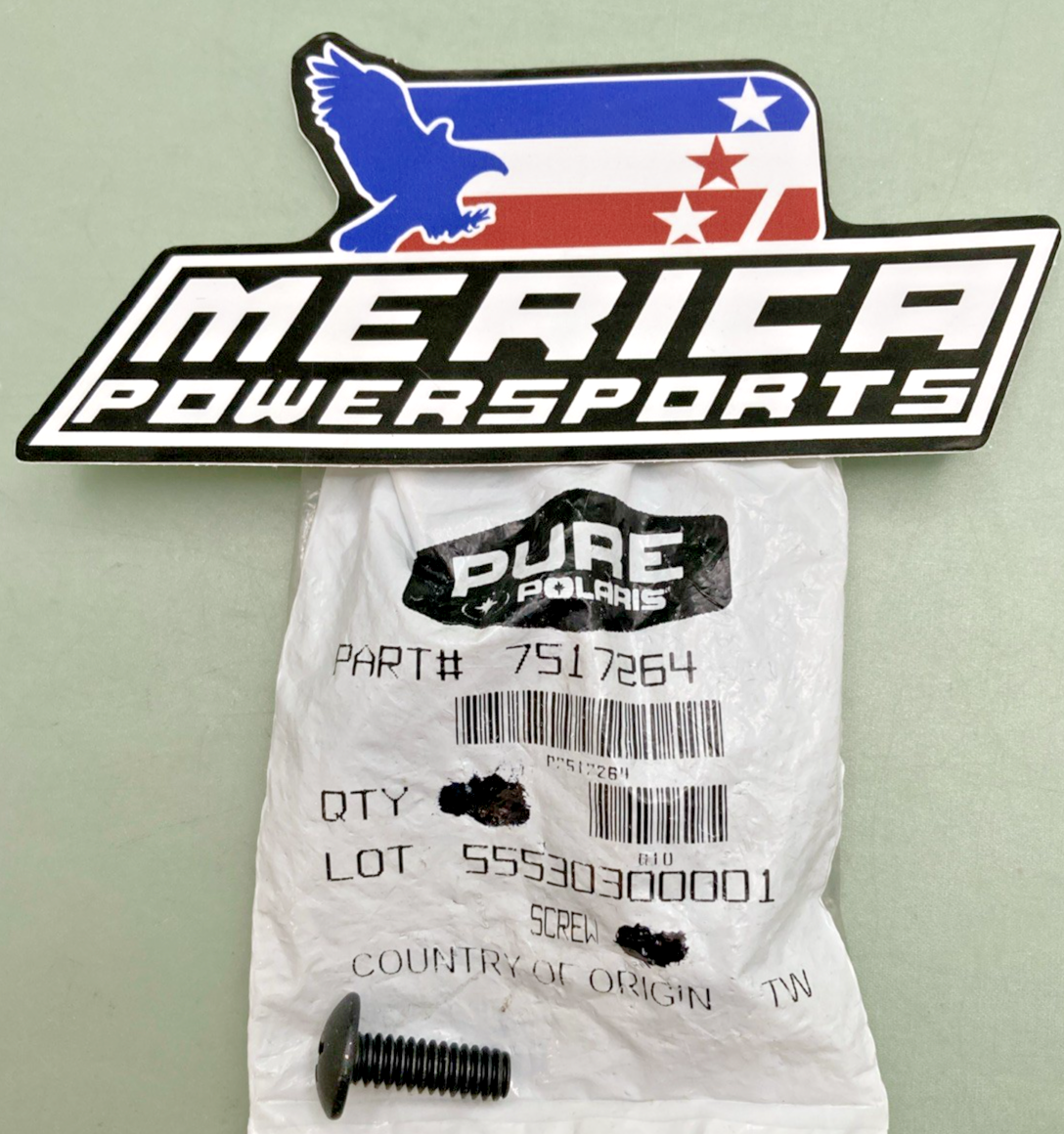 QTY 2 NEW GENUINE POLARIS 7517264 SCREW
