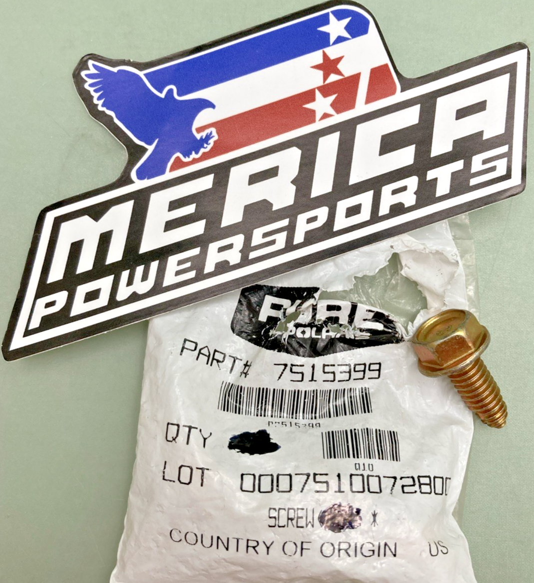 QTY 4 NEW GENUINE POLARIS 7515399 SCREW