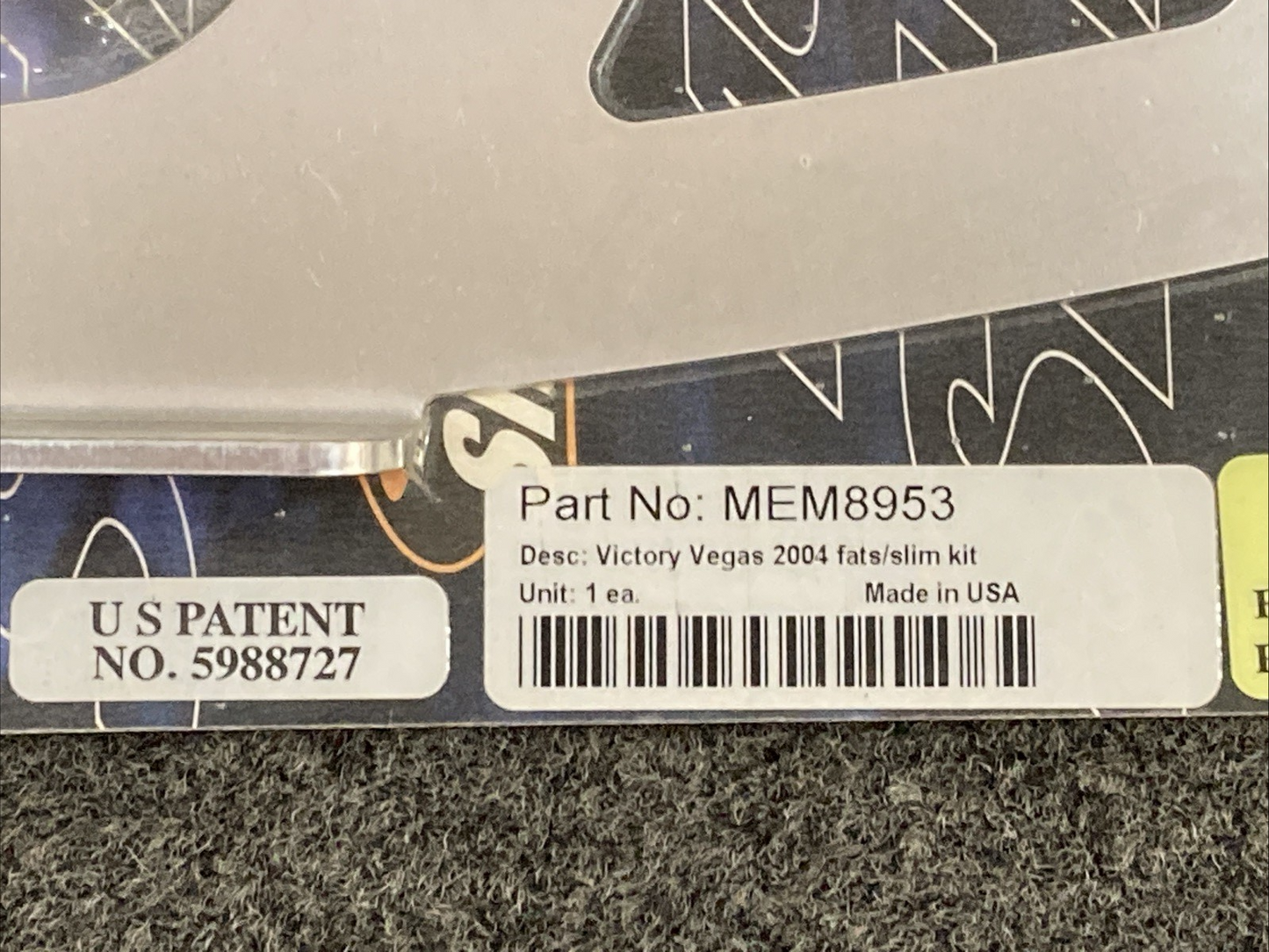 NEW GENUINE MEMPHIS SHADES MEM8953 VICTORY VEGAS 2004 FATS/SLIM KIT