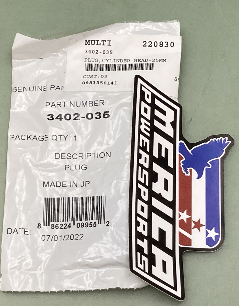 NEW GENUINE ARCTIC CAT 3402-035 PLUG