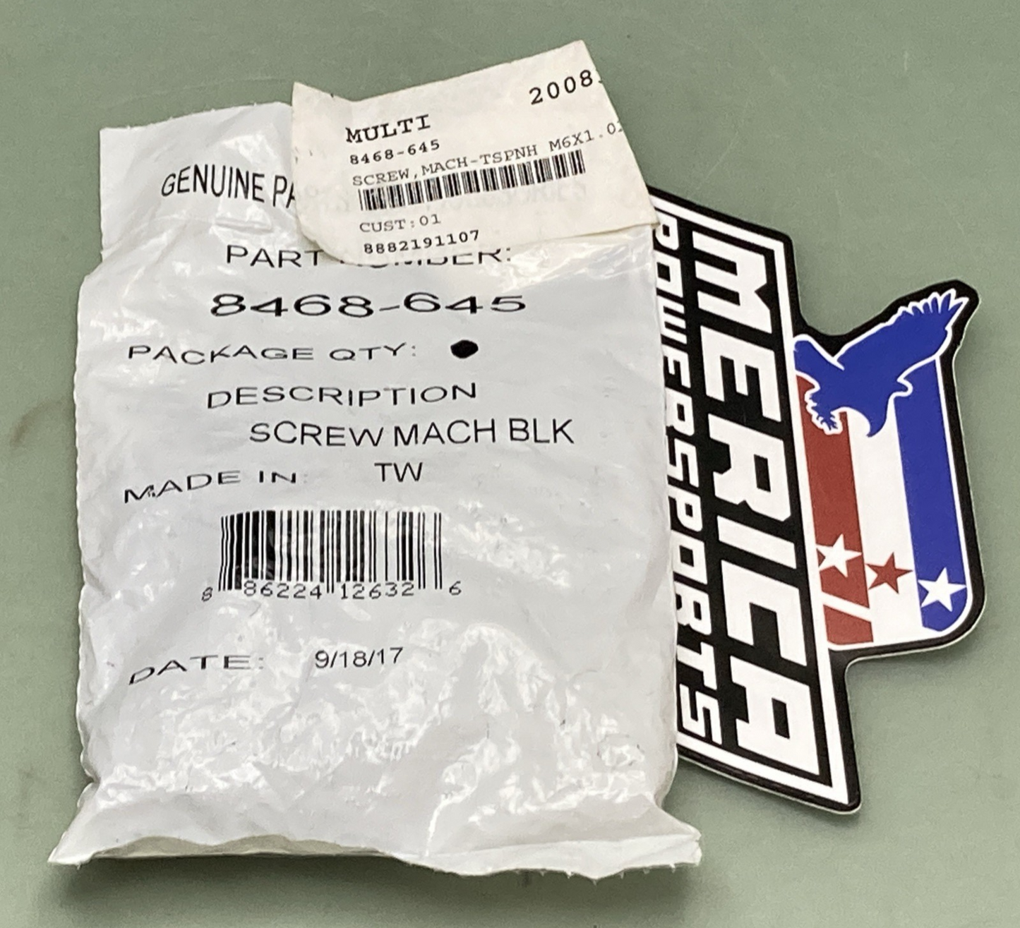 QTY 4 NEW GENUINE ARCTIC CAT 8468-645 SCREW MACH