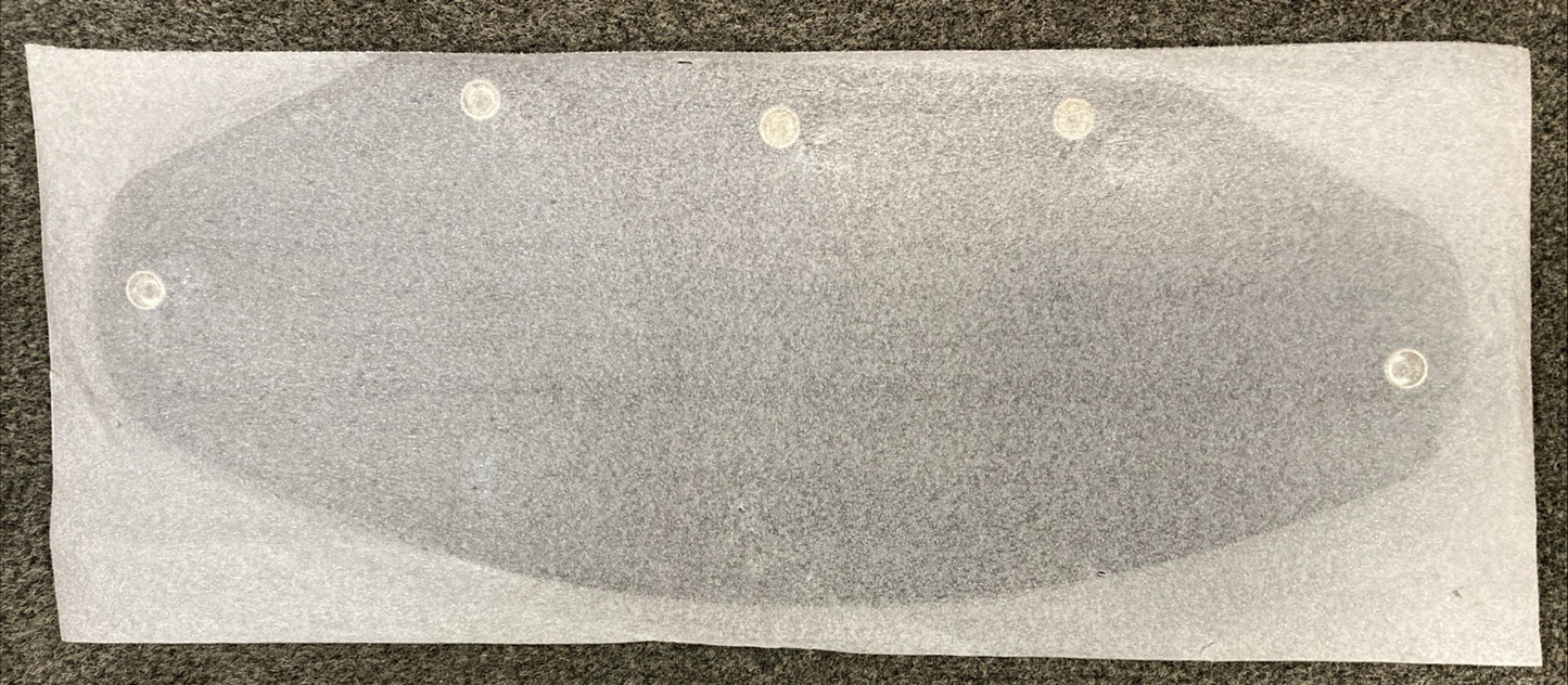 NEW GENUINE PAULSON 1402203 FLAT SHIELD GREY 3TP, 55-0033