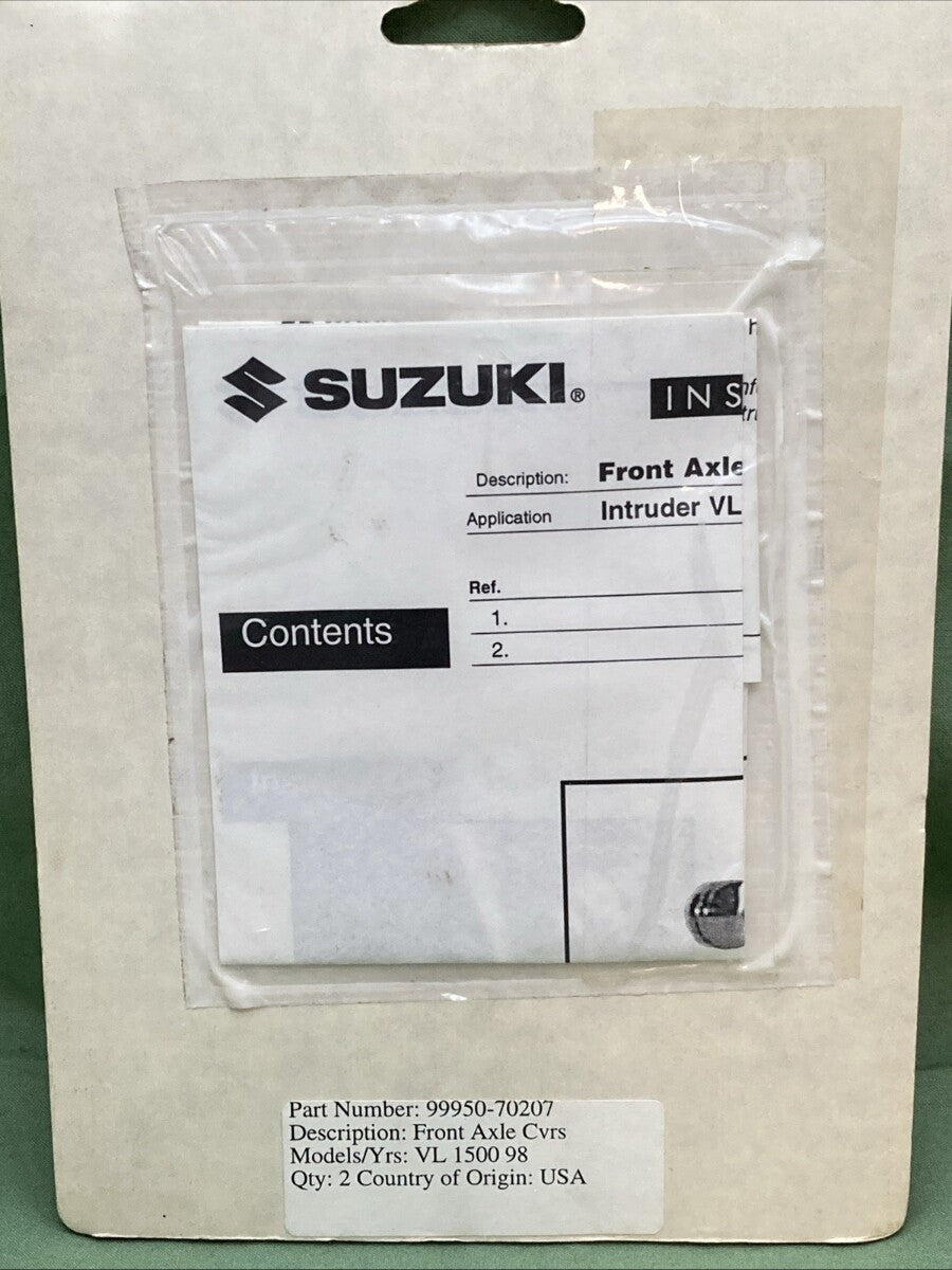 NEW GENUINE SUZUKI 99950-70207 FRONT AXLE CVRS