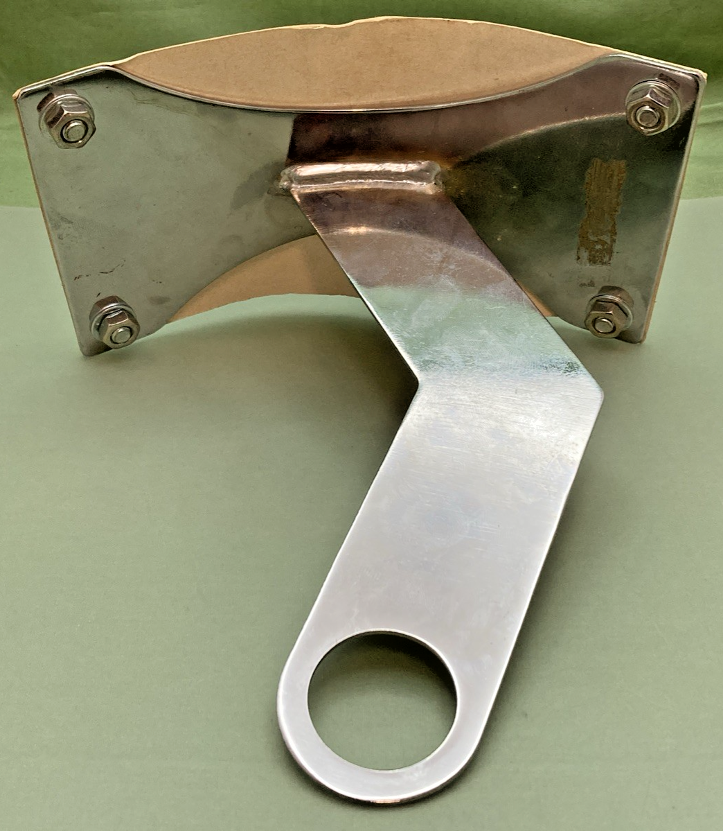 NEW GENUINE POWERSTANDS 10030026 SWINGARM LICENSE PLATE BRACKET - CHROME