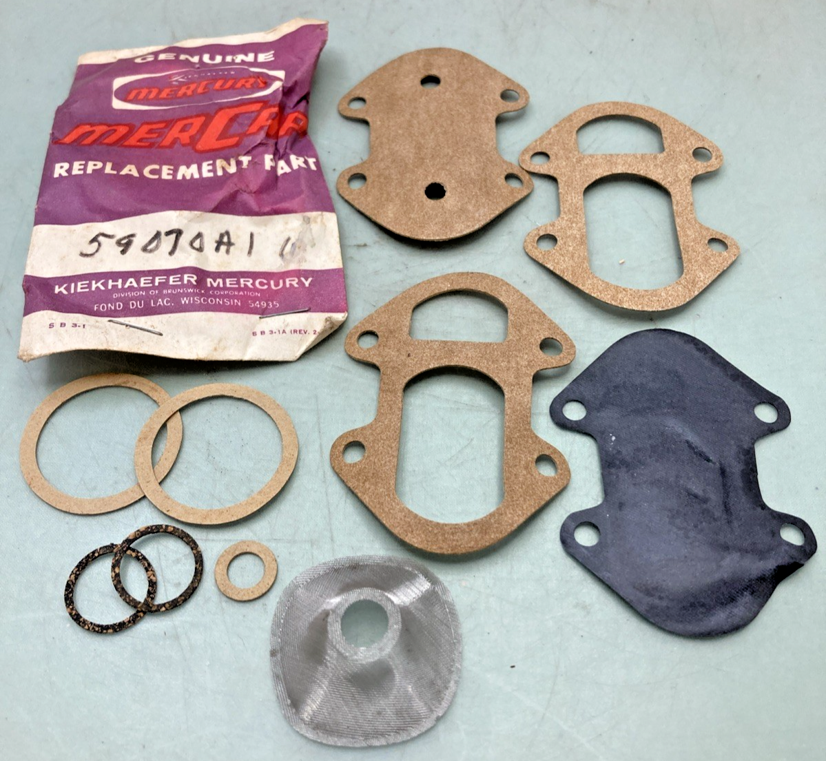 NEW GENUINE MERCURY 59070A1 DIAPHRAGM KIT INCOMPLETE KIT