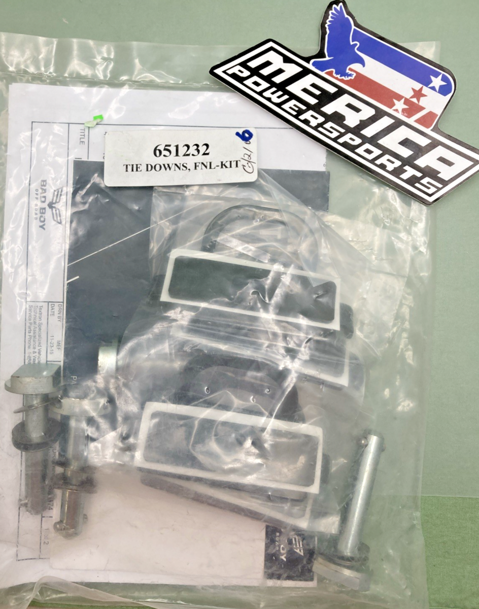 NEW GENUINE ARCTIC CAT H651232 OBS-TIE DOWNS, FNL-KIT