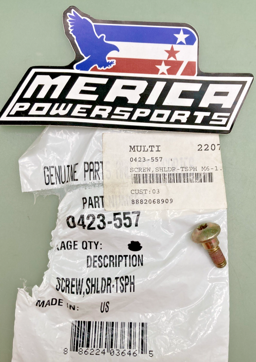 QTY 7 NEW GENUINE ARCTIC CAT 0423-557 SCREW, SHOULDER-W/LOCTITE