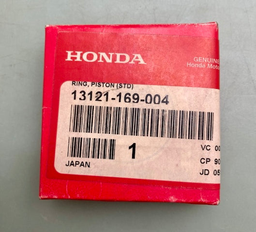Honda 13121-169-004 Ring, Piston, (Std) New Genuine