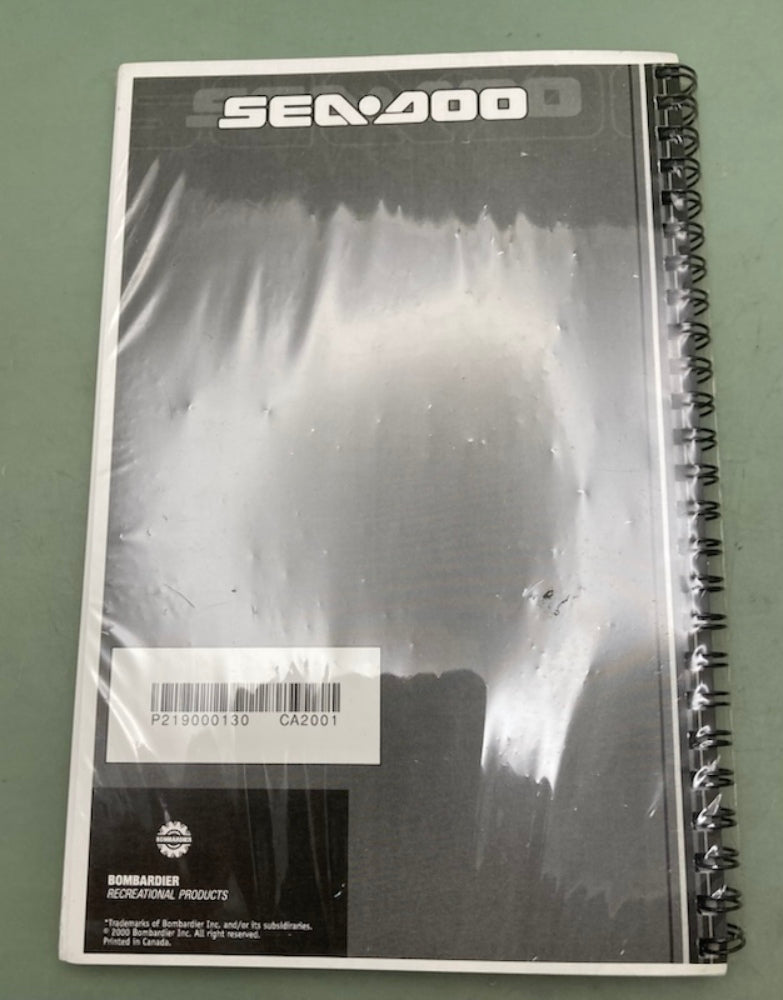 Sea-Doo 219000130 Operator's Guide Cond.2001 New Genuine