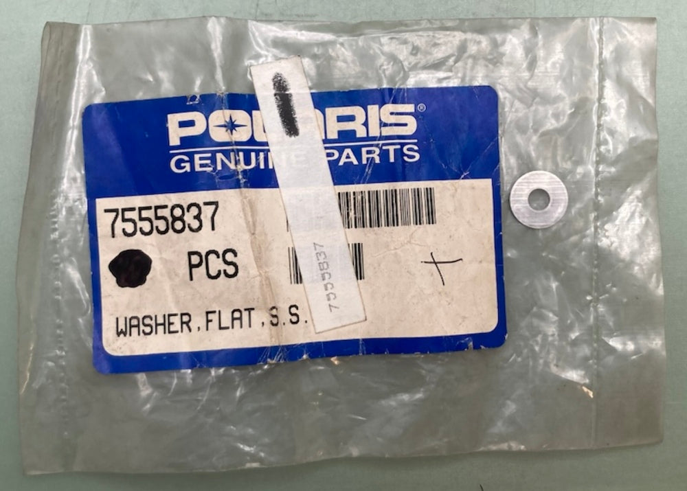 Qty 7 Polaris 7555837 Washer Flat New Genuine
