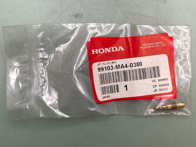 Honda 99103-MA4-0380 SLOW JET New Genuine