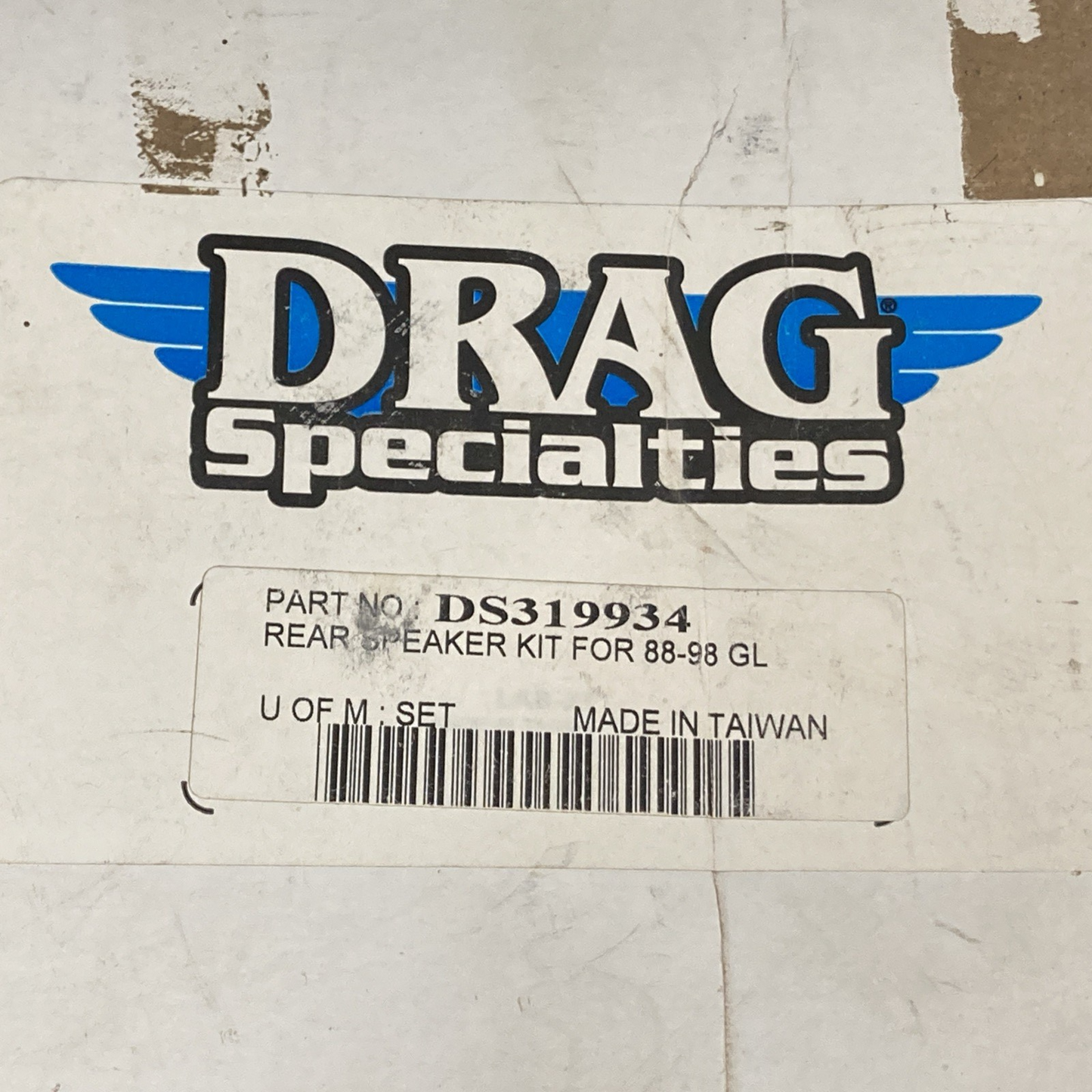 New Genuine Drag Specialties DS319934 Rear Speaker Kit