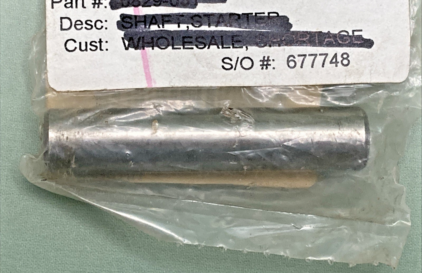 New Genuine Arctic Cat 0829-031 Shaft, Starter Gear, 12x58.5