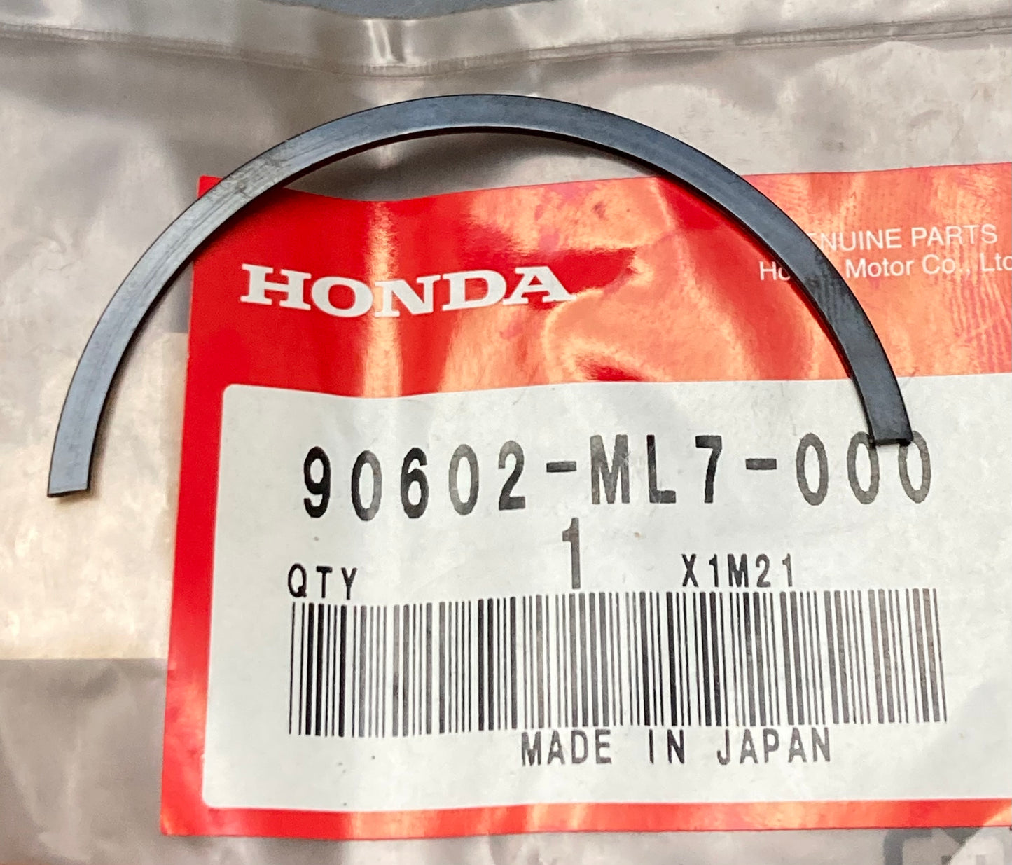 New Genuine Honda 90602-ML7-000 Set Ring