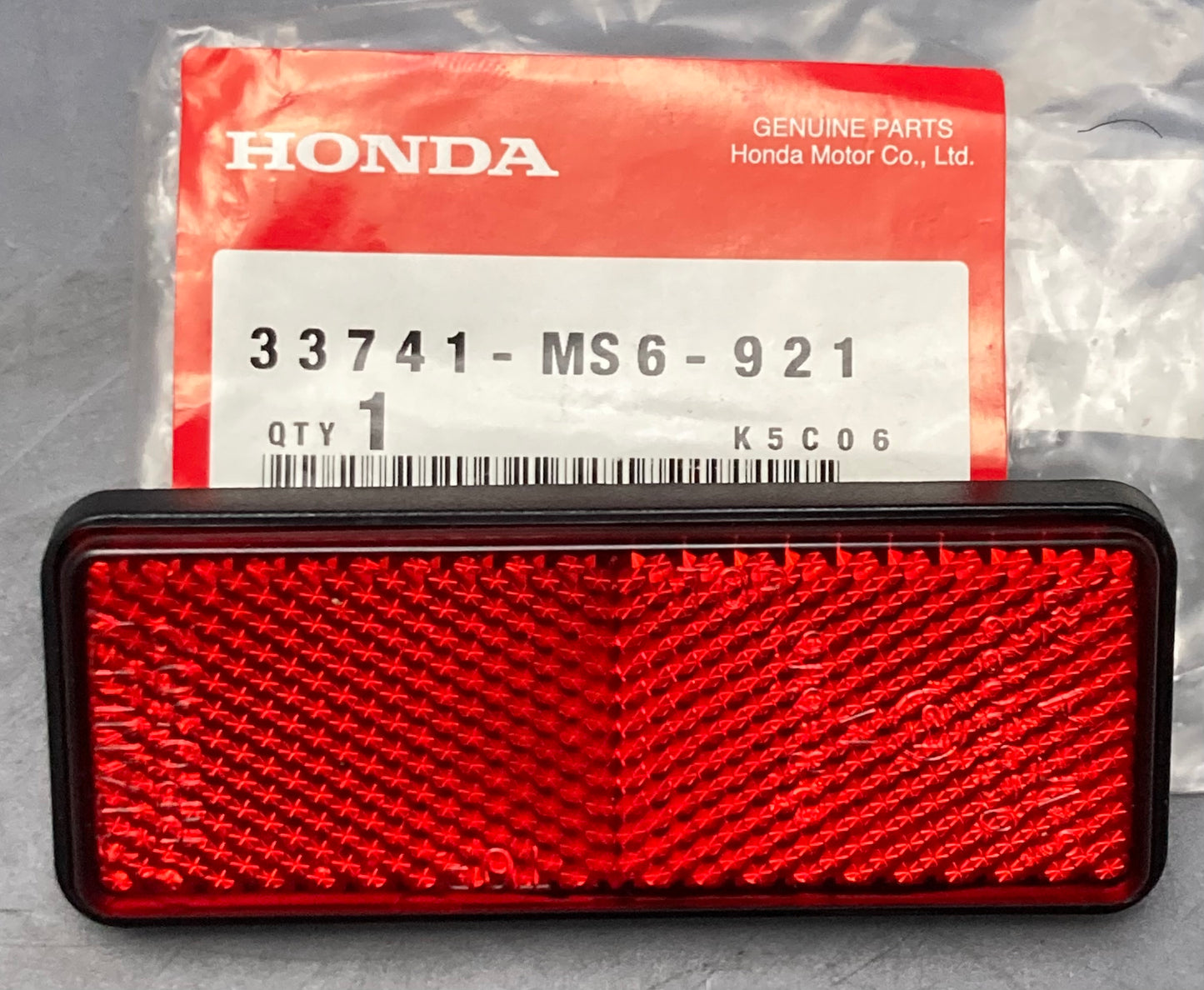 New Genuine Honda 33741-MS6-921 Reflector, Reflex