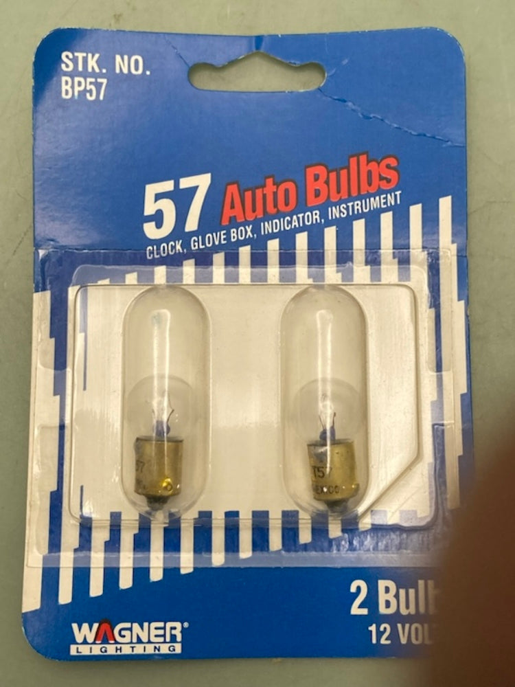 2 PK New Genuine Wagner Lighting BP57 Bulb 12V