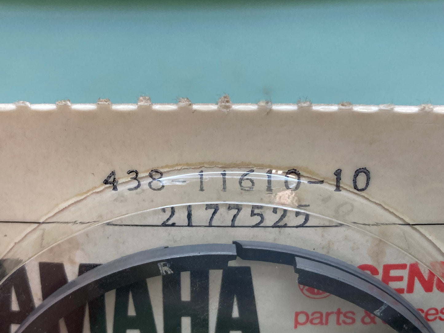New Genuine Yamaha 438-11610-10 Piston Ring set 1st