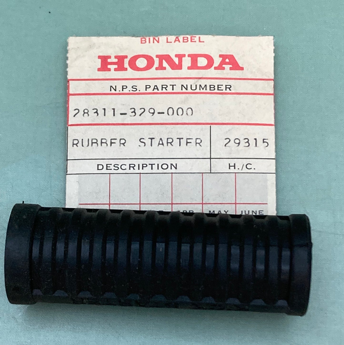 New Genuine Honda 28311-329-000 Rubber, Kick, Starter
