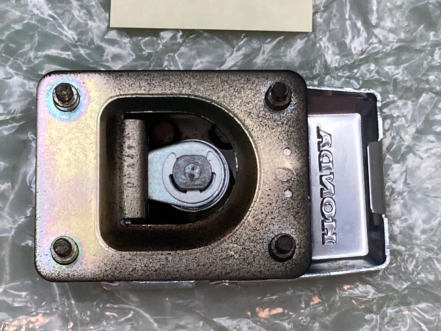 New Genuine Honda 81218-463-770 LOCK ASSY., SIDE BAG NO KEY