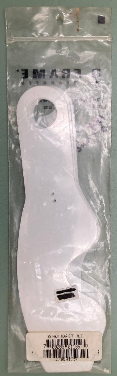 25 PK New Genuine Oakley 01-109 Tear-off mask (Mud) Clips Not Included