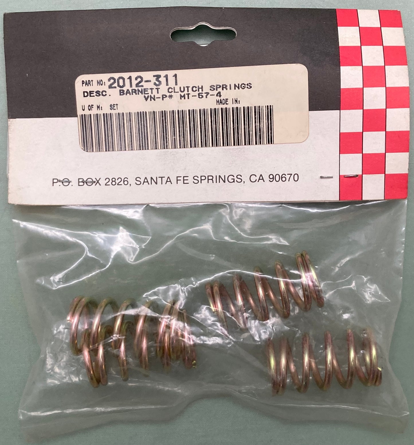 4 PK New Genuine Barnett MT-57-4 Clutch Springs