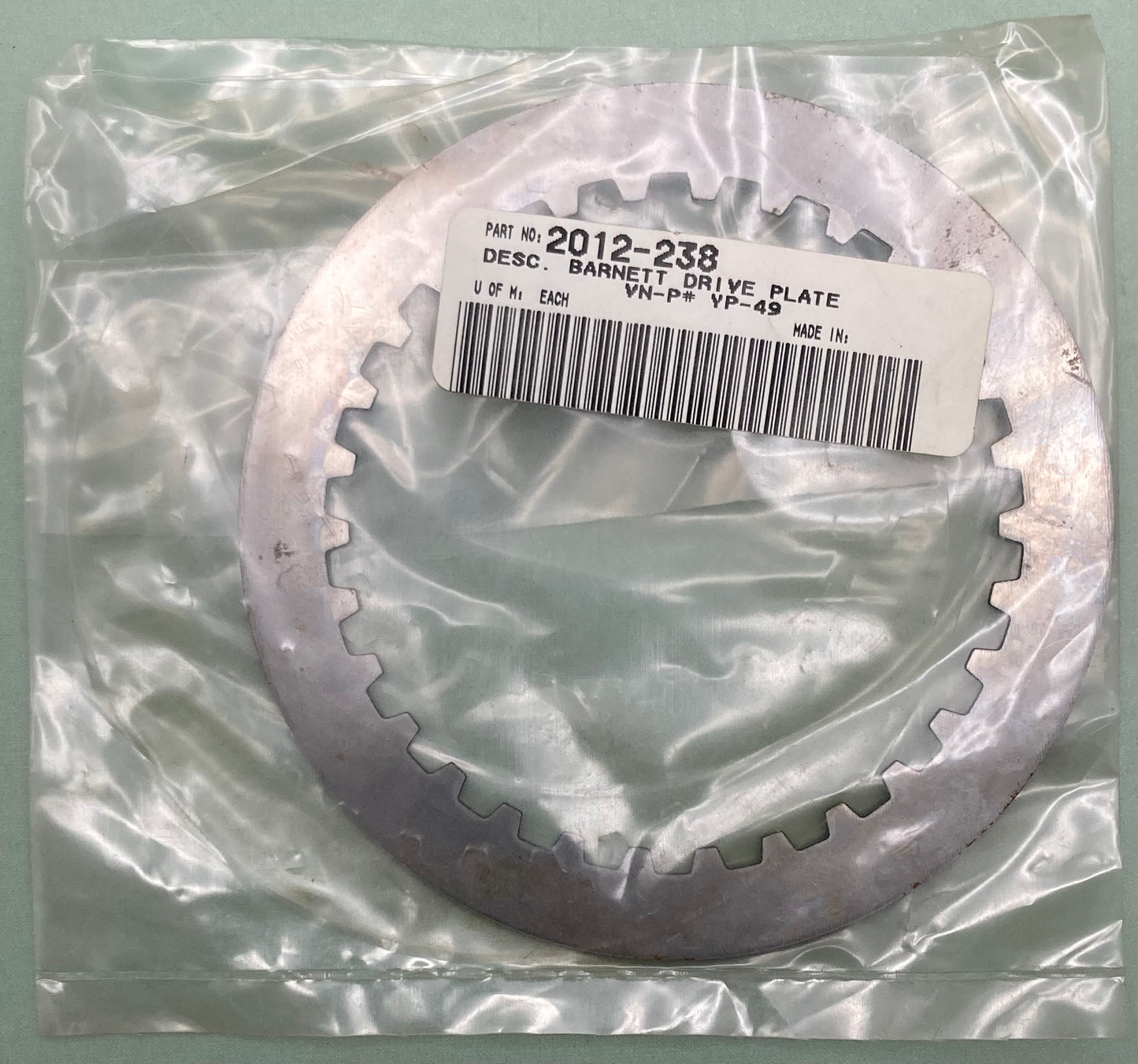New Genuine Barnett 2012-238 Drive Plate