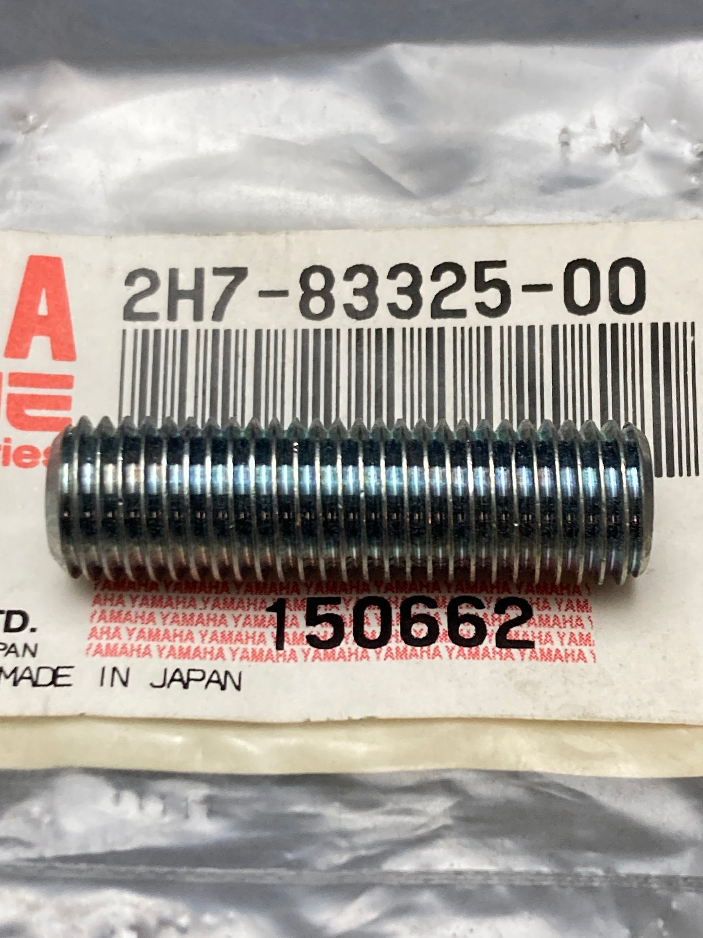 New Genuine Yamaha 2H7-83325-00 Flasher Stay Fitting Bolt