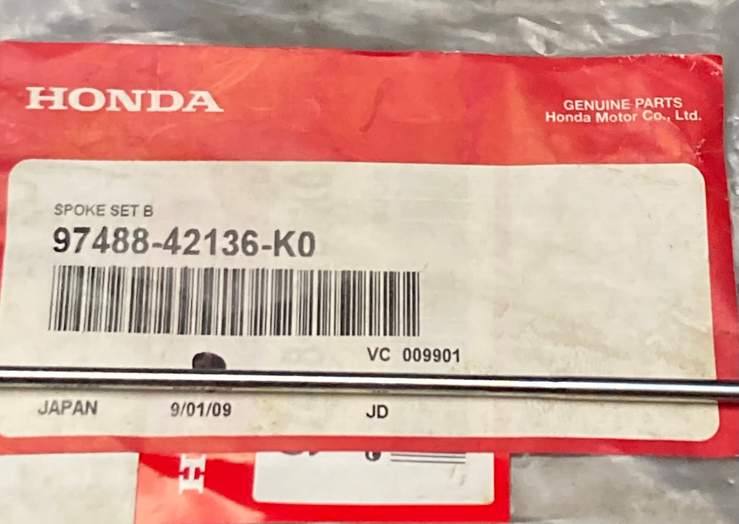 Qty 3 New Genuine Honda 97488-42136-K0 Spoke Set B