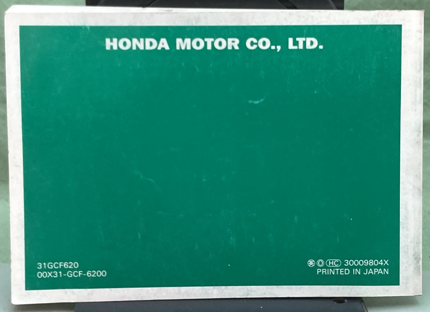 Genuine Honda 31GCF620 XR70R Owner's Manual 1999