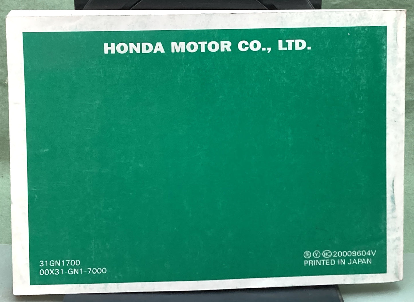 Genuine Honda 31GN1700 XR80R Owner's Manual 1997