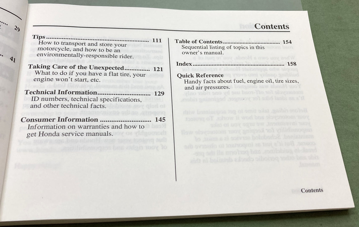 Genuine Honda 31GEL650 CRF50F Owner's Manual 2005