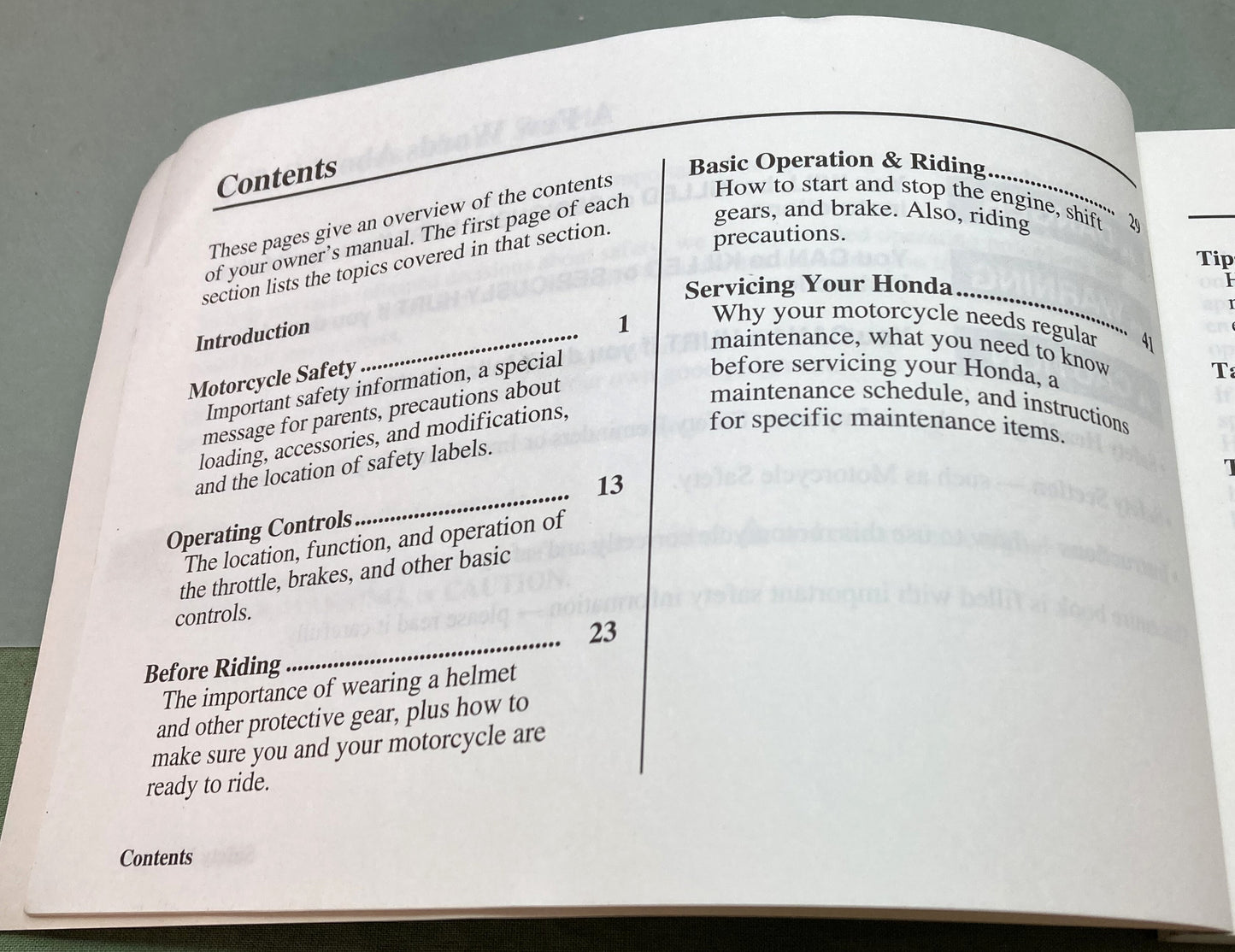 Genuine Honda 31GEL640 CRF50F Owner's Manual 2004