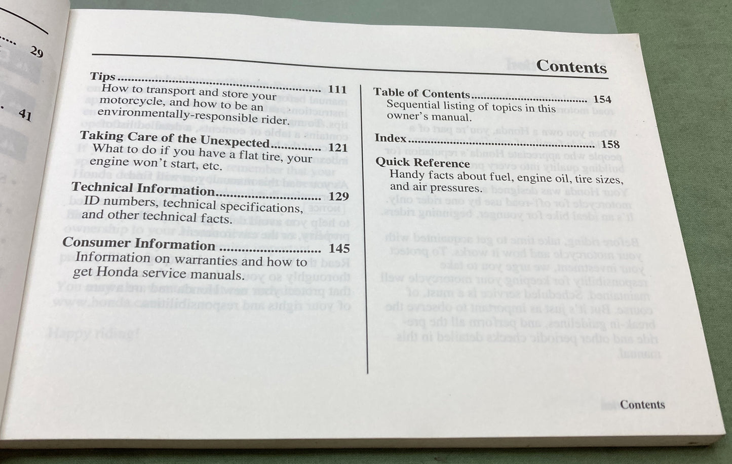Genuine Honda 31GEL640 CRF50F Owner's Manual 2004