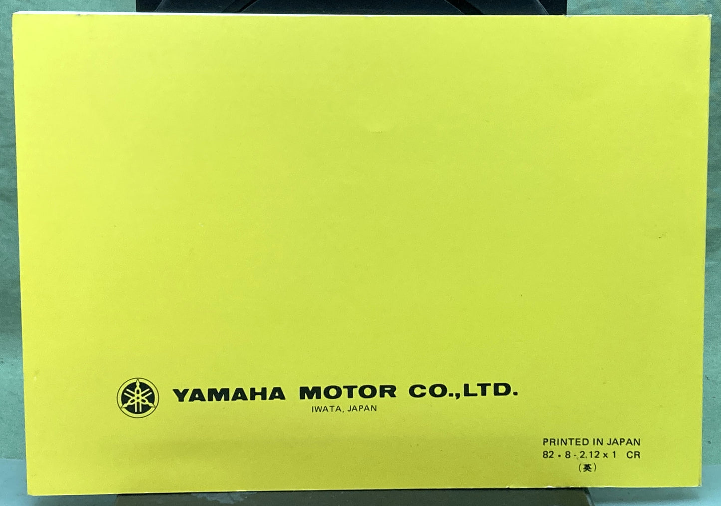 New Genuine Yamaha LIT-11626-03-48 XV750MK Owner's Manual 1982