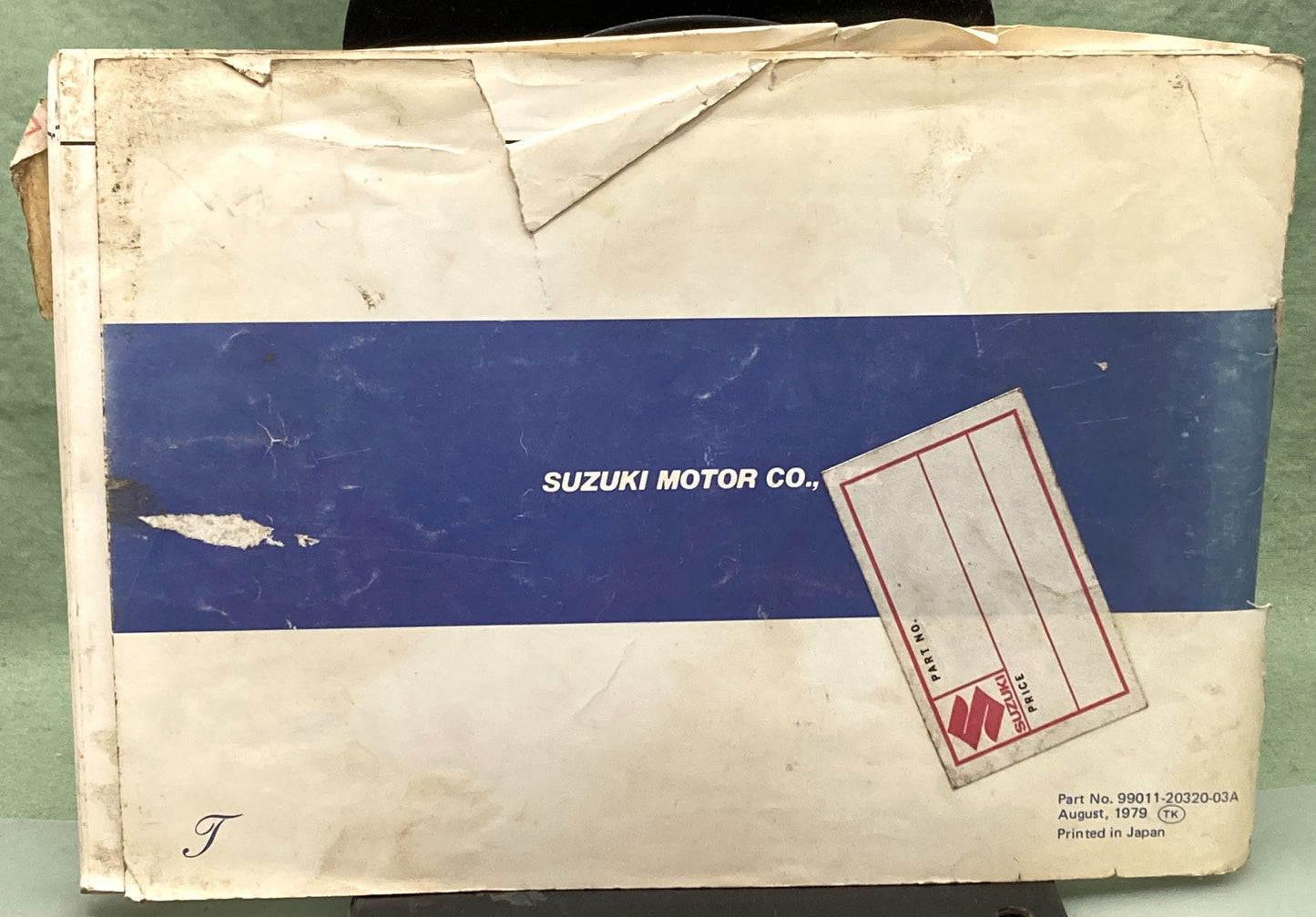 Genuine Suzuki 99011-20320-03A RM80 Owner's Manual 1979