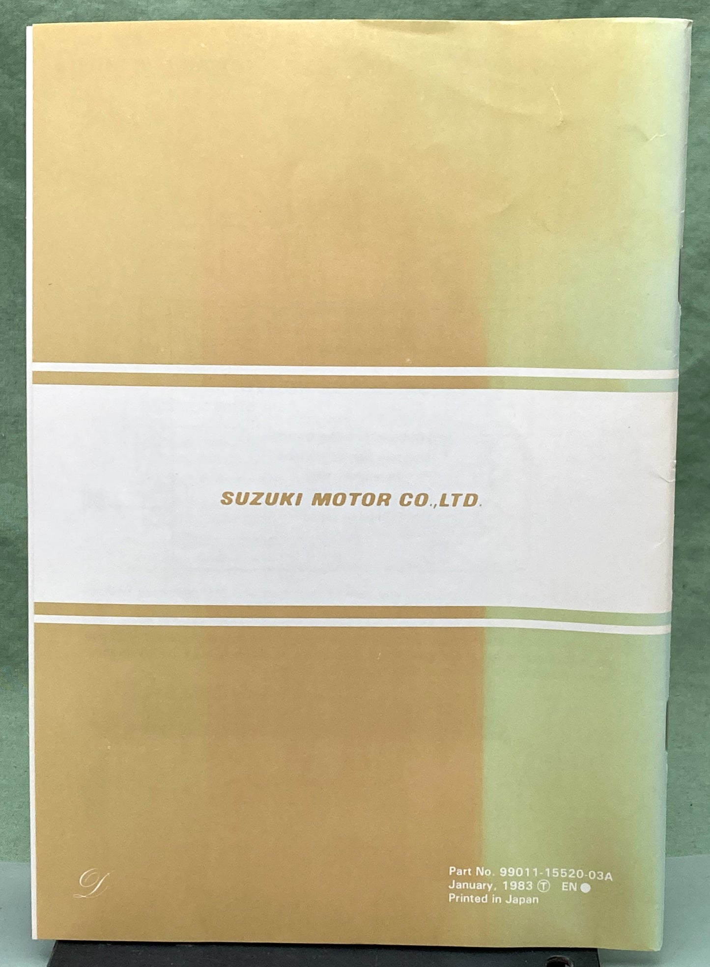 Genuine Suzuki 99011-15520-03A GR650/GR650X Owner's Manual 1983