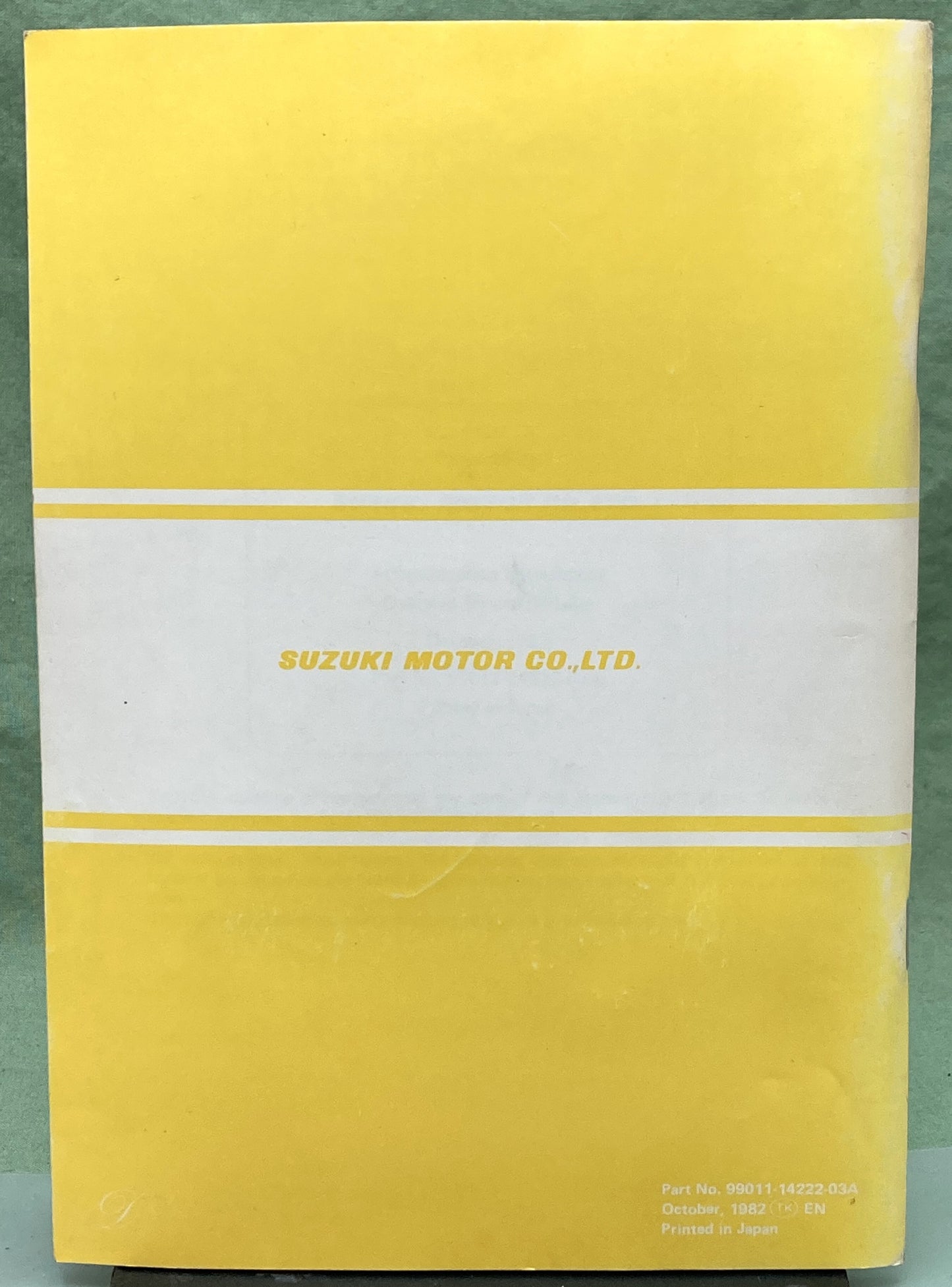 Genuine Suzuki 99011-14222-03A RM500 Owner's Maintenance Manual 1982