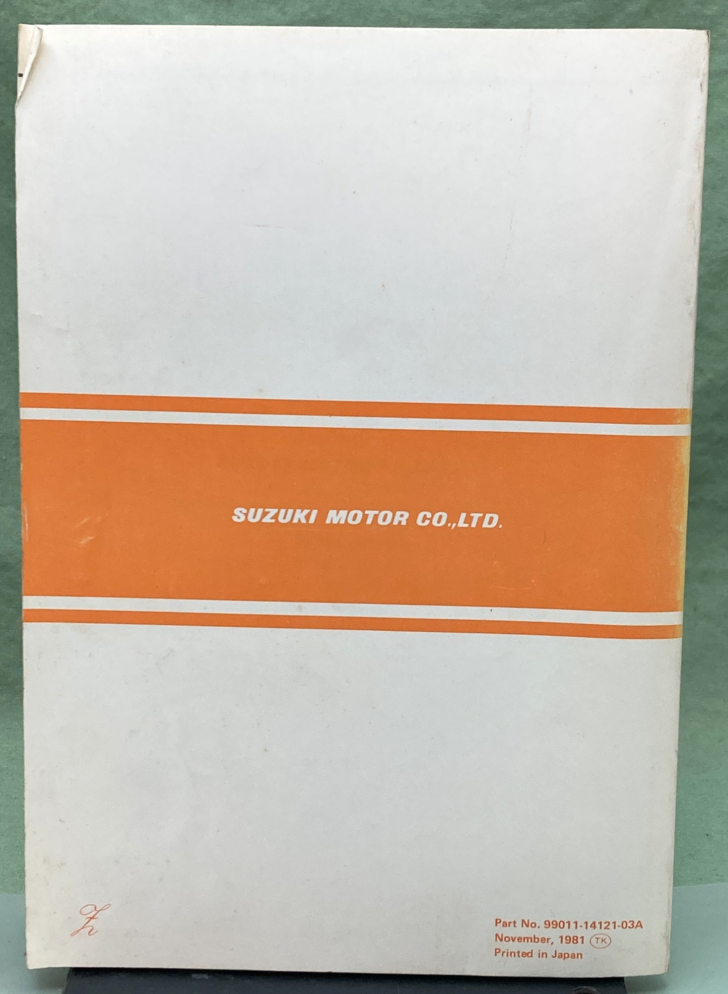 Genuine Suzuki 99011-14121-03A RM125 Owner's Maintenance Manual 1981