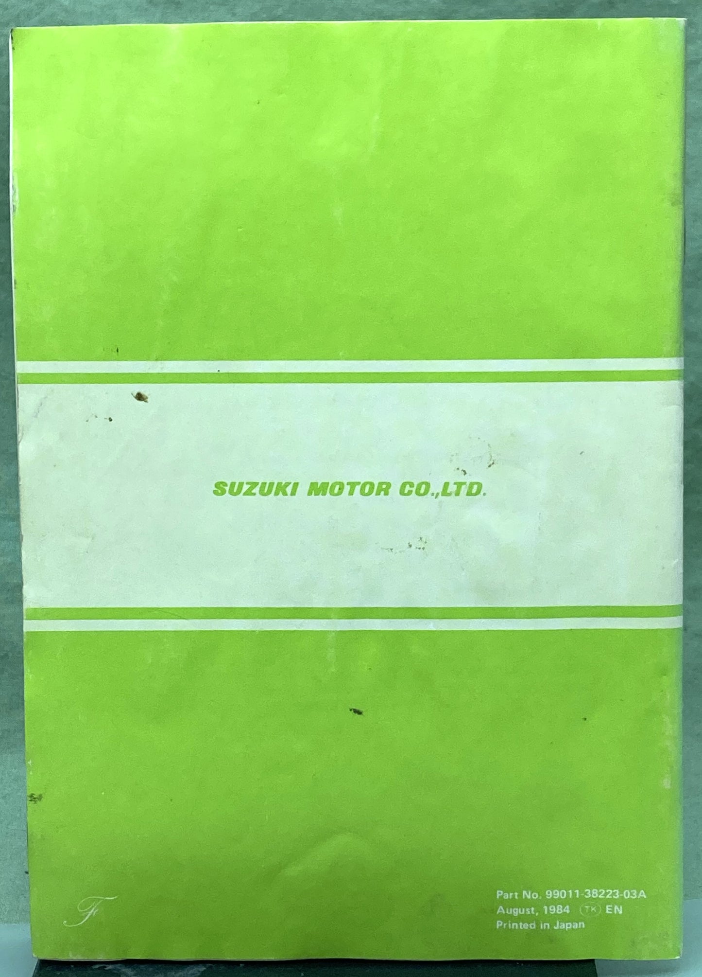 Genuine Suzuki 99011-38223-03A SP250 Owner's Manual 1984